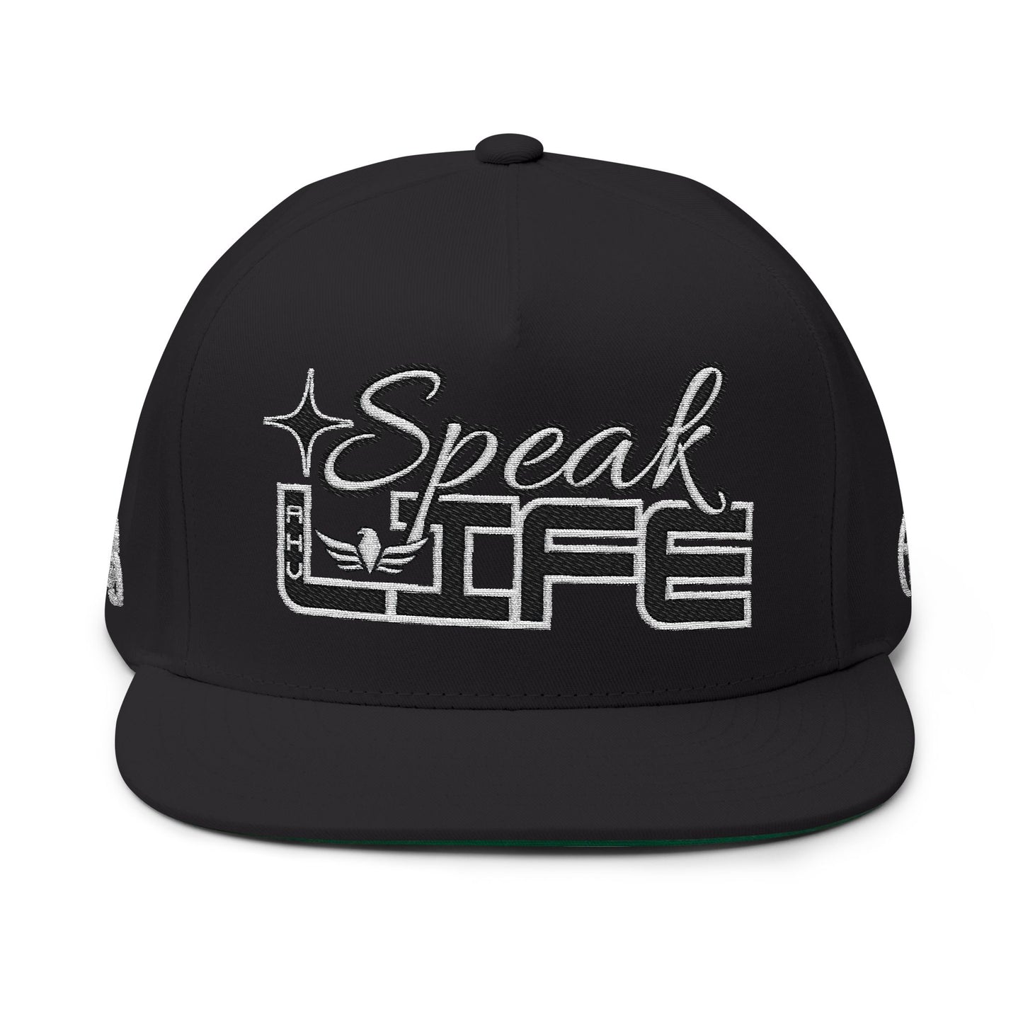 SPEAK LIFE Flat Bill Cap — Entrepreneur Snapback Hat (AHV) - AH VISION