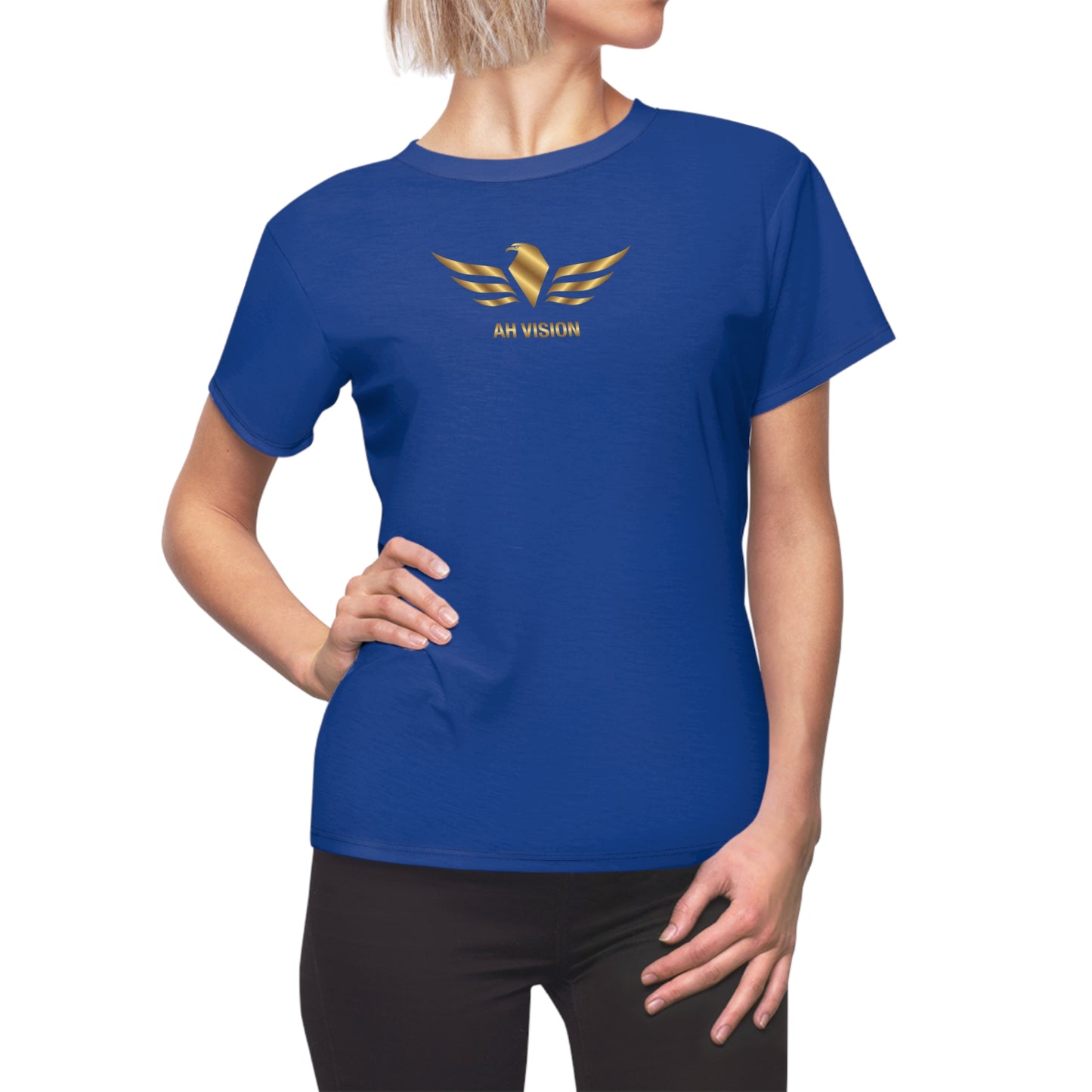 Premium AH Vision Women's Blue Tee - AH VISION