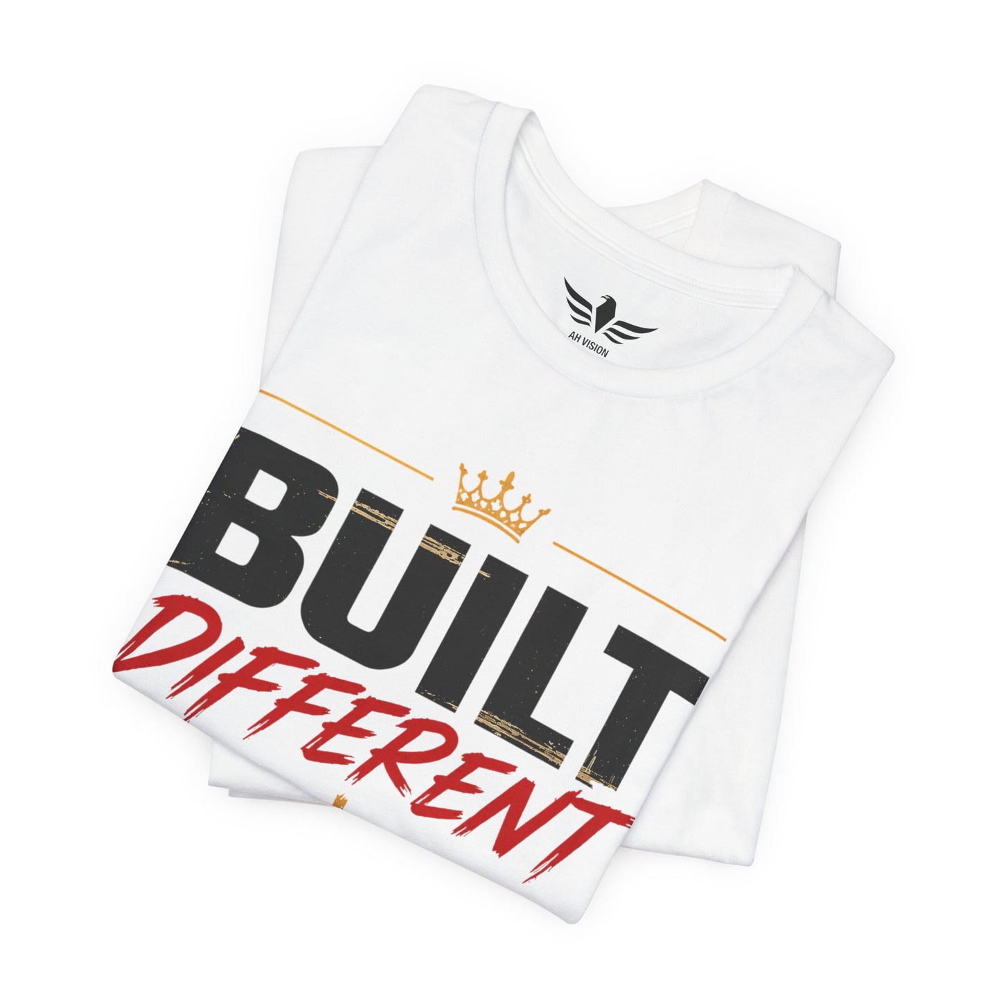 Built Different Faith T‑Shirt — "Built on Faith, Driven by Purpose" Christian Tee MC
