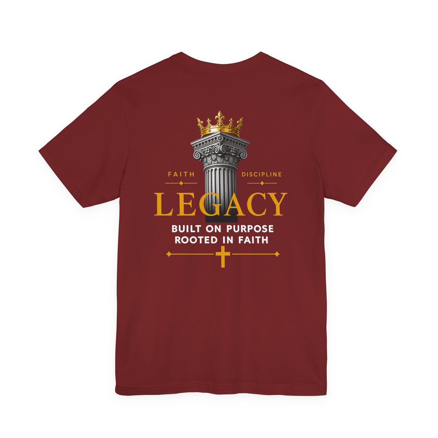 I Don’t Beg I Build T-Shirt — Christian Faith Lion Graphic Tee MC - AH VISION