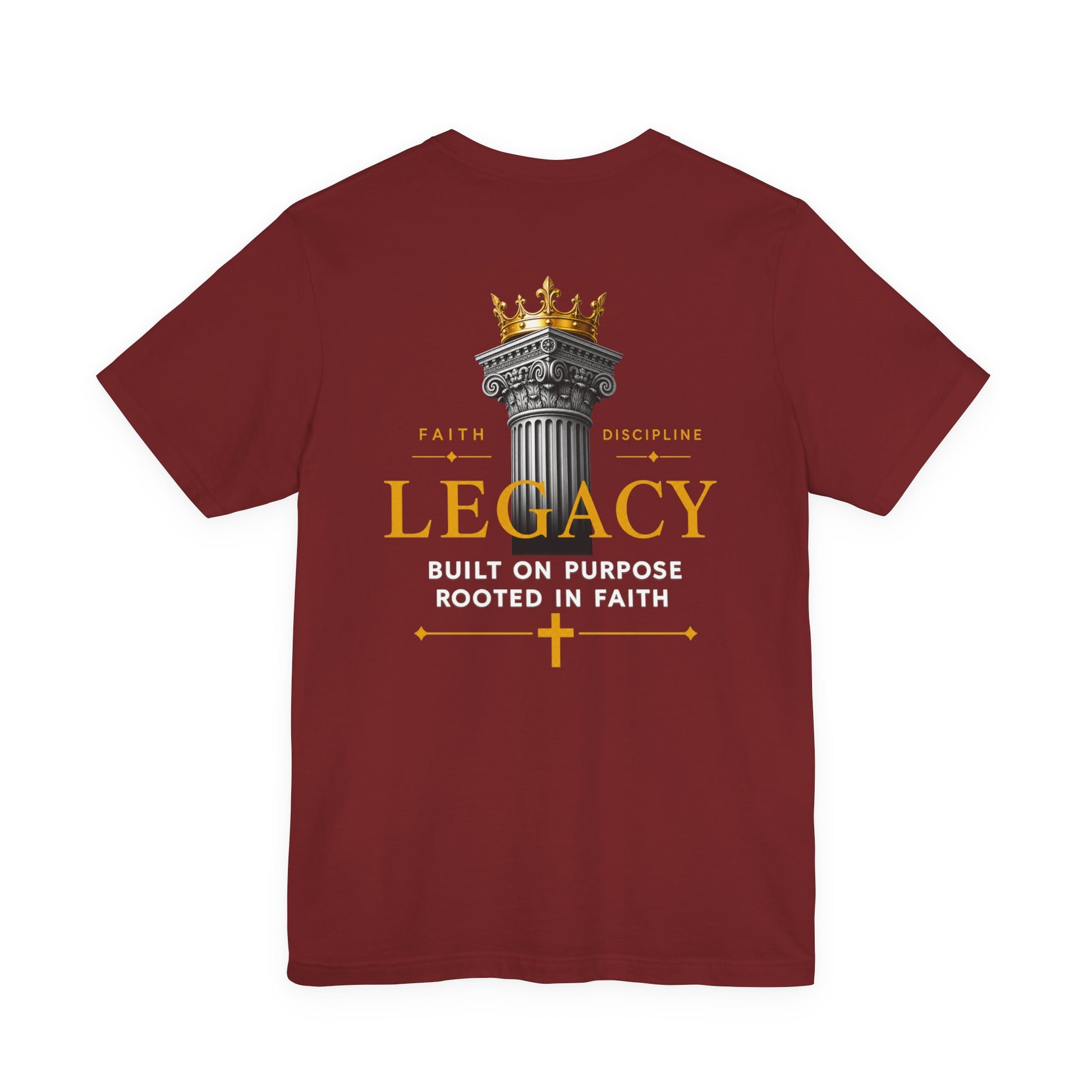 I Don’t Beg I Build T-Shirt — Christian Faith Lion Graphic Tee MC - AH VISION