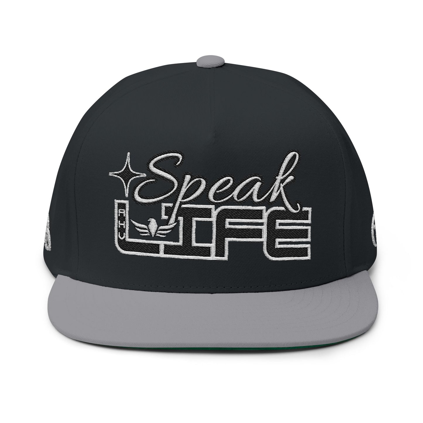 SPEAK LIFE Flat Bill Cap — Entrepreneur Snapback Hat (AHV) - AH VISION