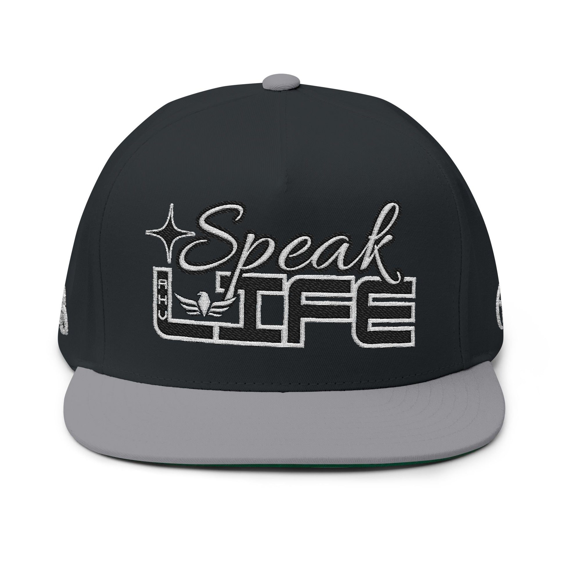 SPEAK LIFE Flat Bill Cap — Entrepreneur Snapback Hat (AHV) - AH VISION