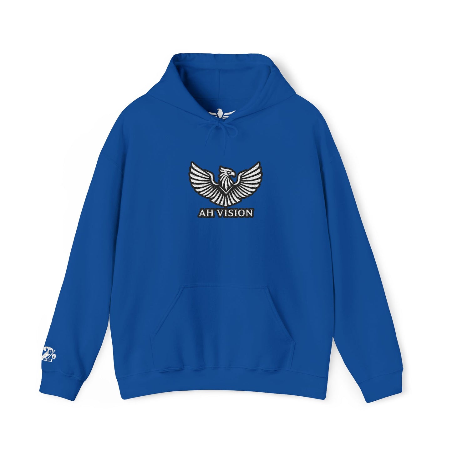 New AHV Logo 2%er Hoodie — Inspirational Name Tag Graphic Sweatshirt