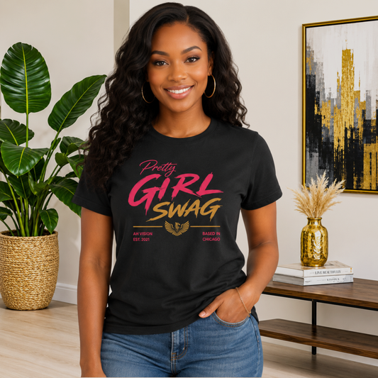 Pretty Girl Swag Tee — '21' Celebration Women's Graphic T-Shirt