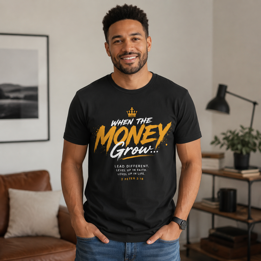 Money Grow T-Shirt — Inspirational Motivational Graphic Tee