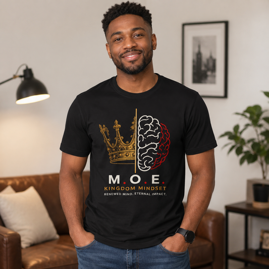 Mindset Over Everything Tee — M.O.E. Kingdom Mindset Christian Graphic T‑Shirt