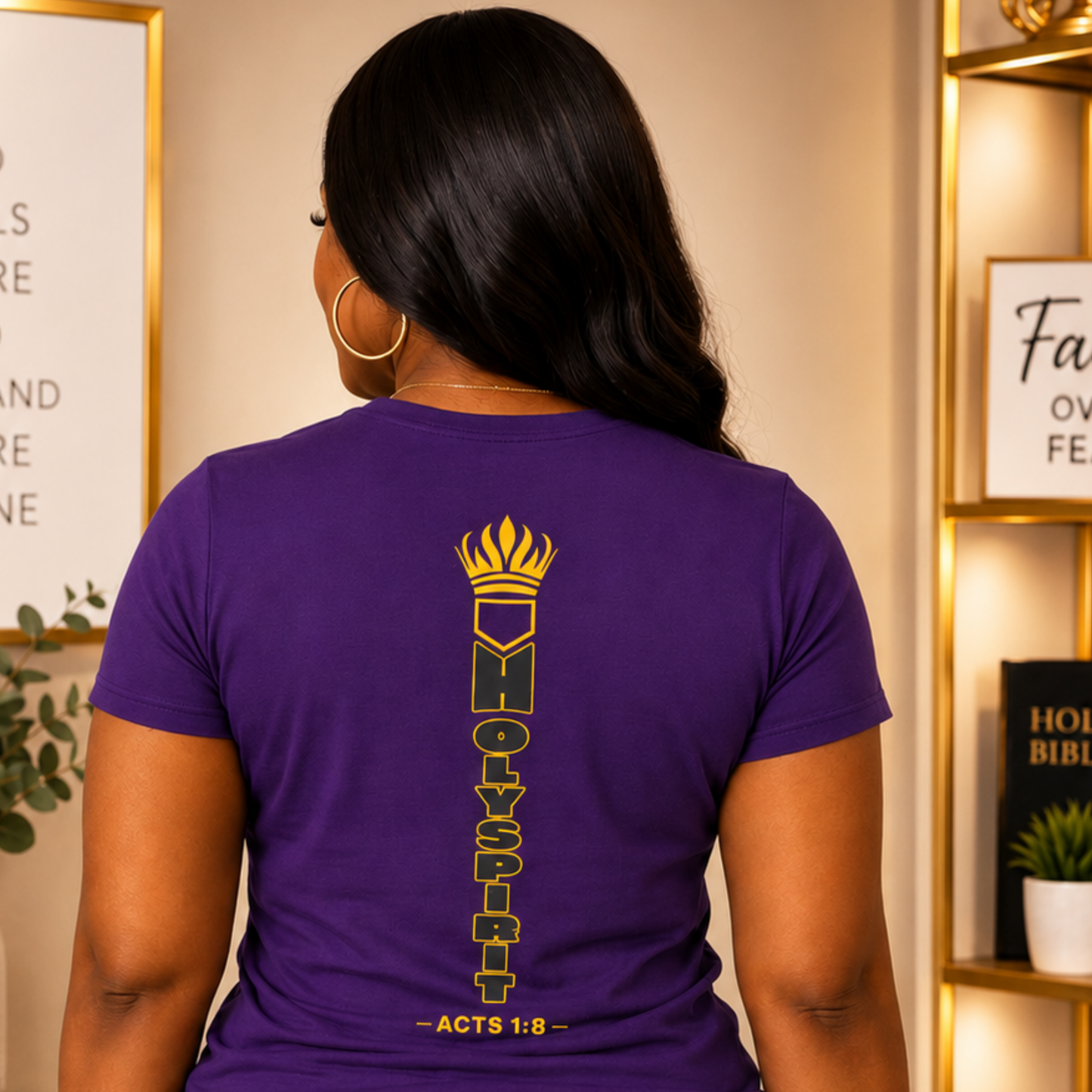 Three - Father Son Holy Spirit Women's Tee (Christian Faith Graphic T-Shirt)