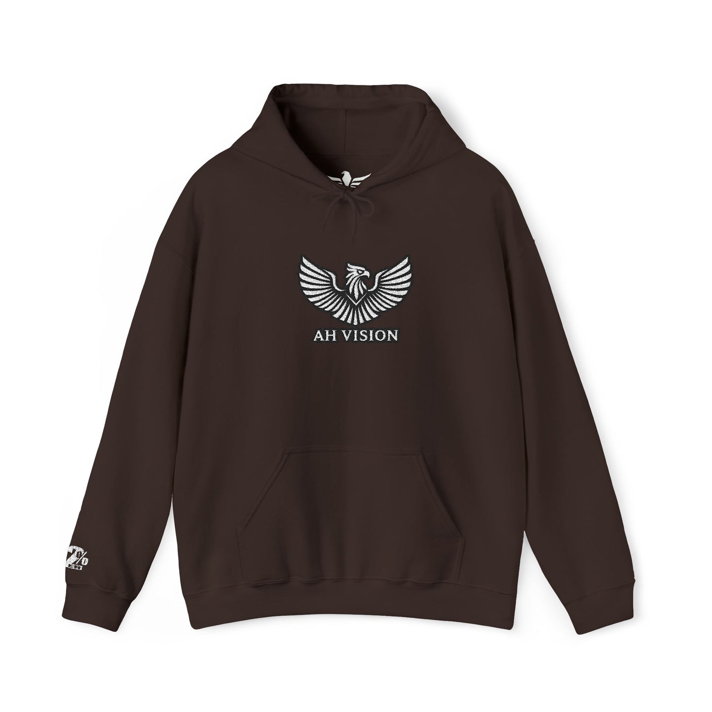 New AHV Logo 2%er Hoodie — Inspirational Name Tag Graphic Sweatshirt