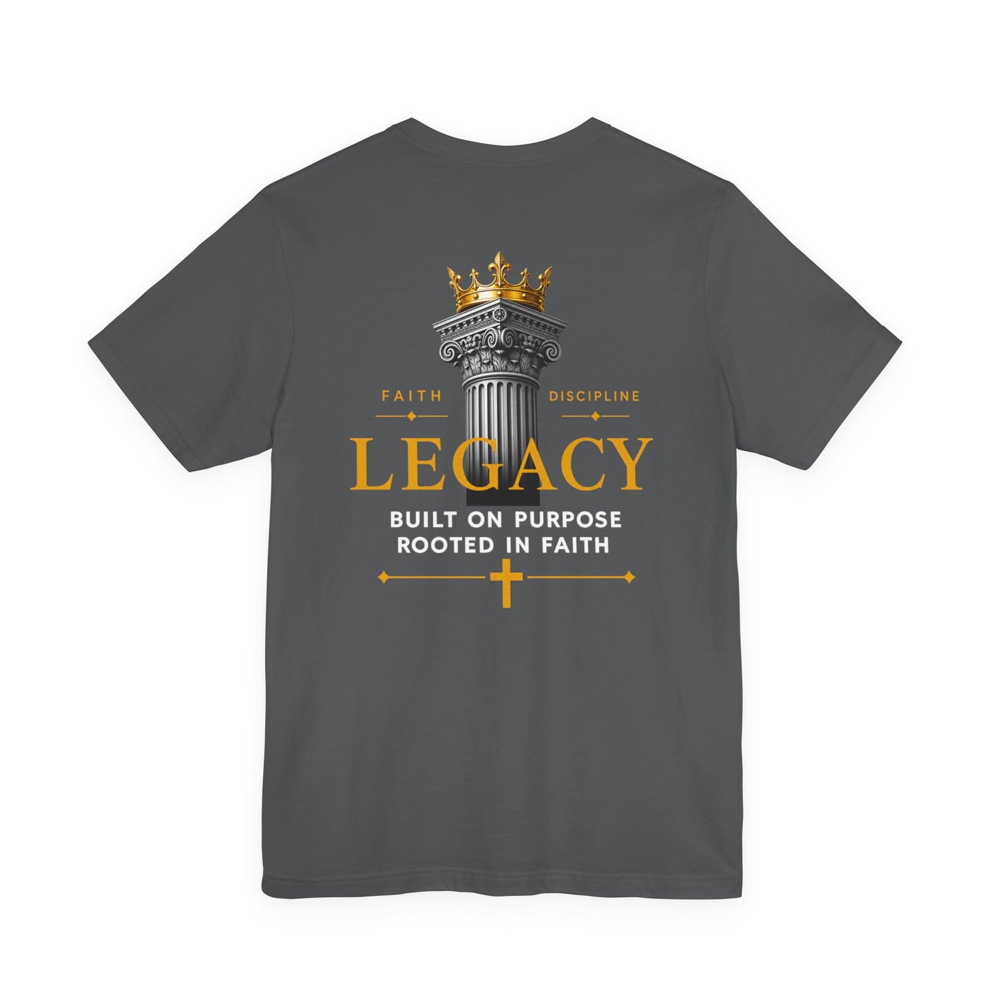 I Don’t Beg I Build T-Shirt — Christian Faith Lion Graphic Tee MC - AH VISION