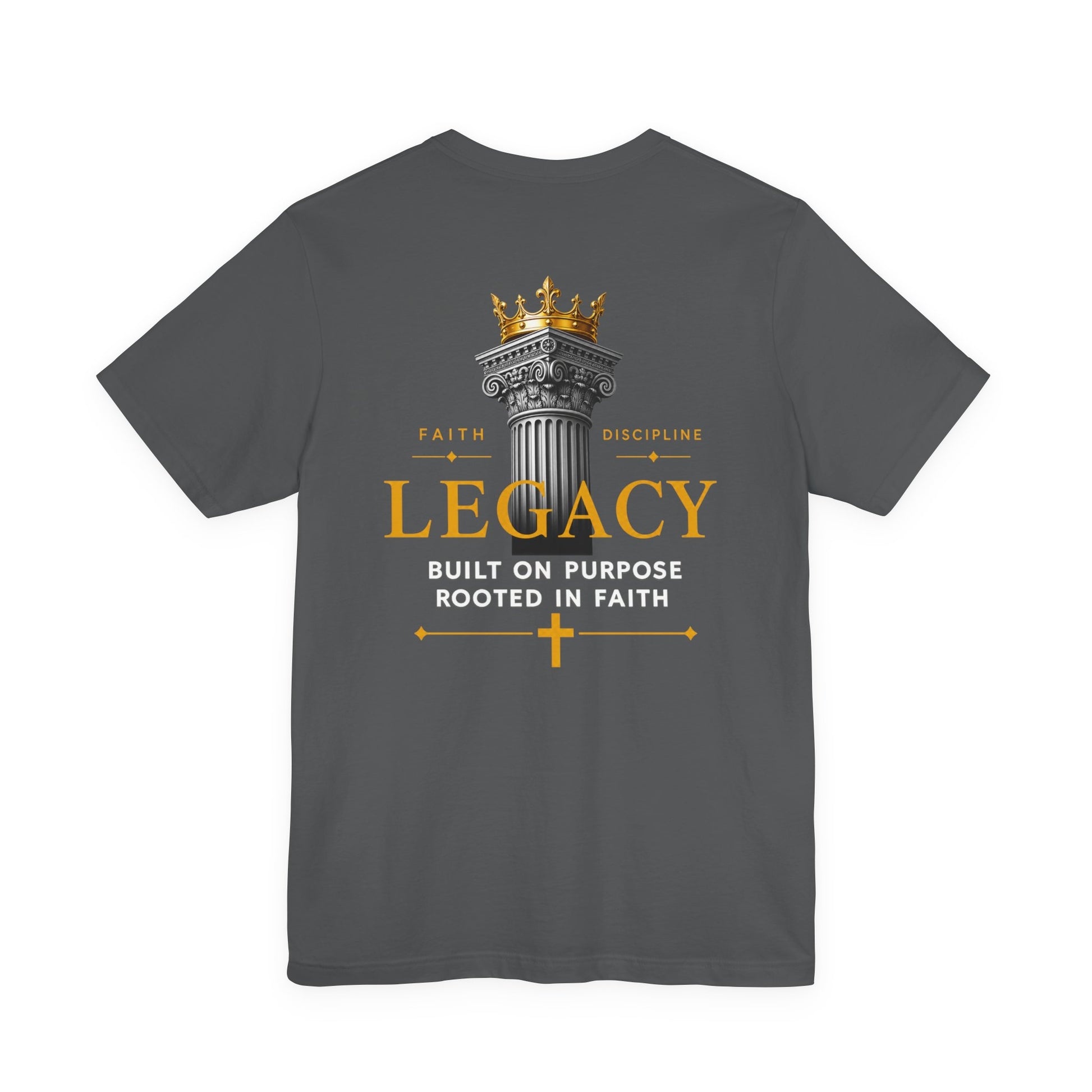 I Don’t Beg I Build T-Shirt — Christian Faith Lion Graphic Tee MC - AH VISION