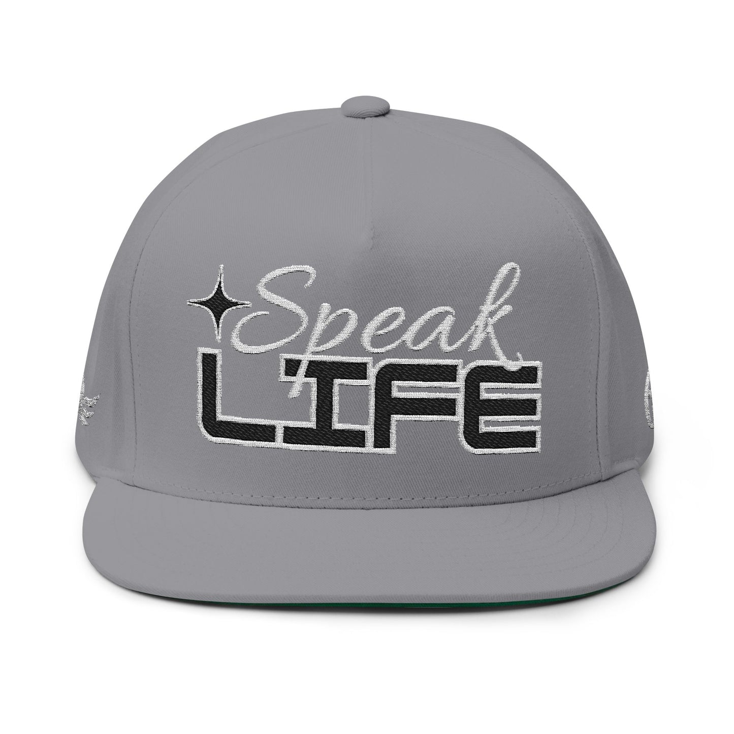 SPEAK LIFE Flat Bill Cap — Entrepreneur Snapback Hat (AHV) - AH VISION
