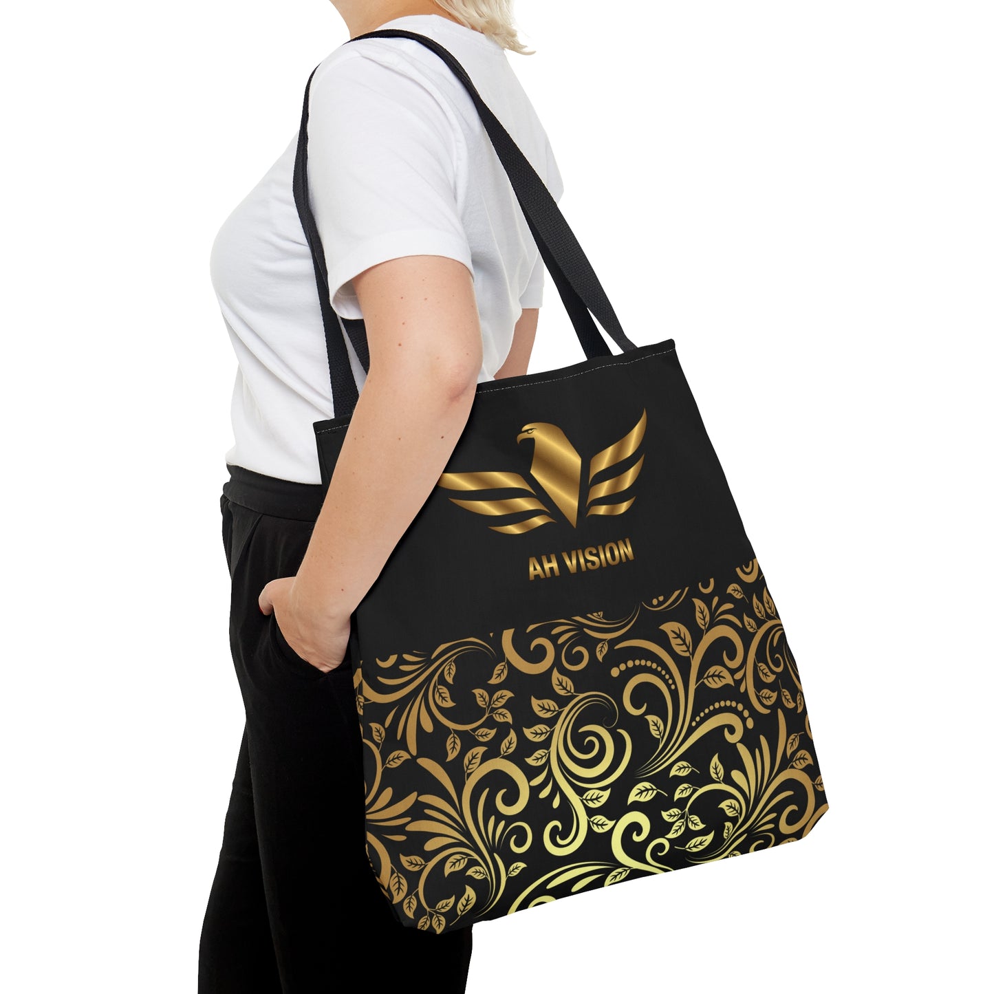 Black Tote Bag - AH VISION