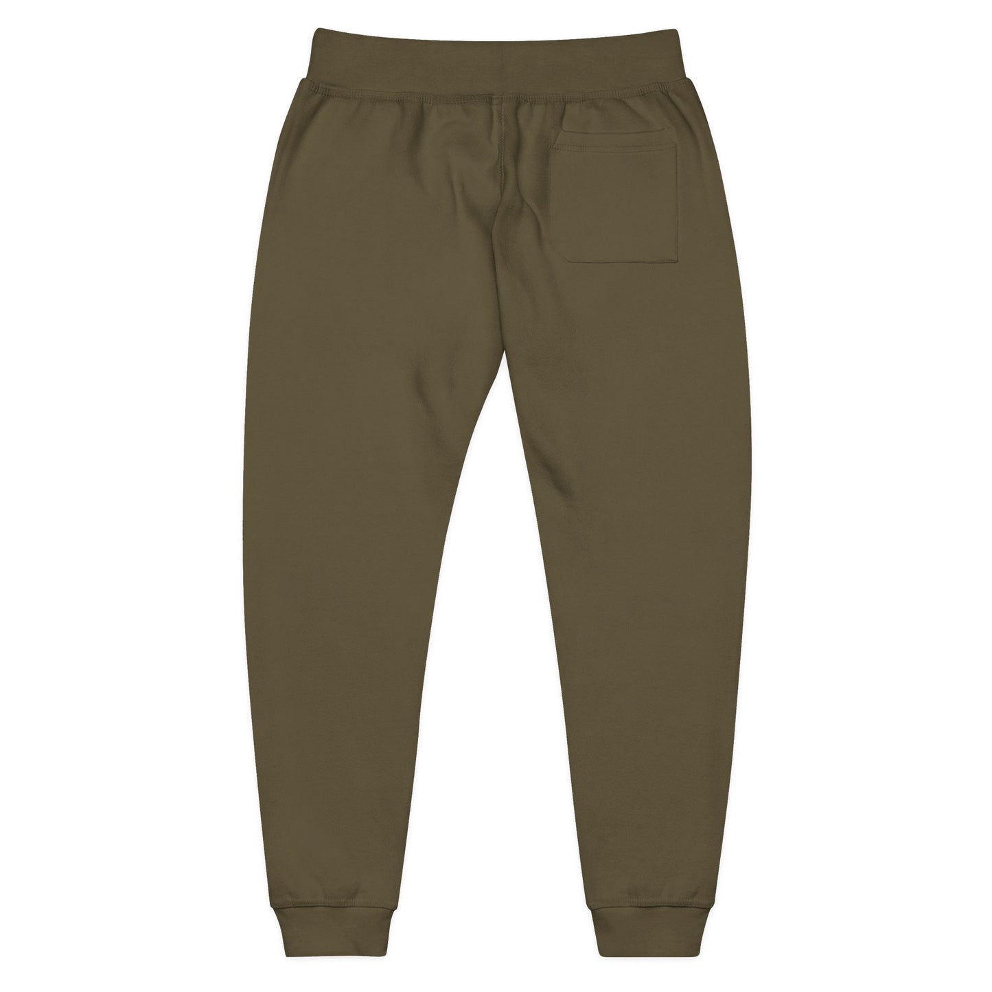 Embroidered Gold AV Monogram Fleece Sweatpants — Cozy Fleece Joggers