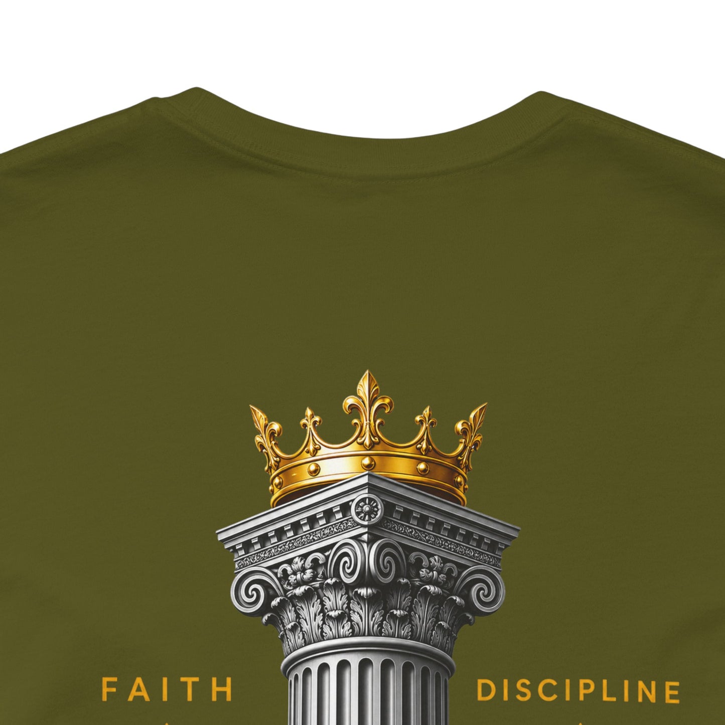 I Don’t Beg I Build T-Shirt — Christian Faith Lion Graphic Tee MC - AH VISION