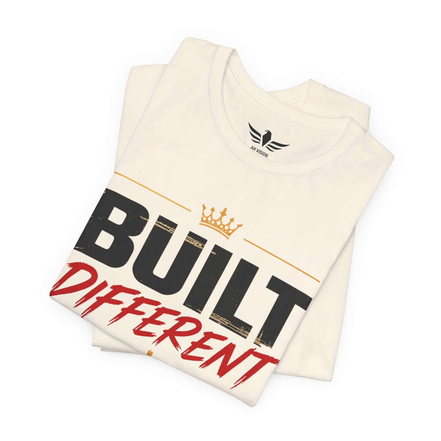 Built Different Faith T‑Shirt — "Built on Faith, Driven by Purpose" Christian Tee MC