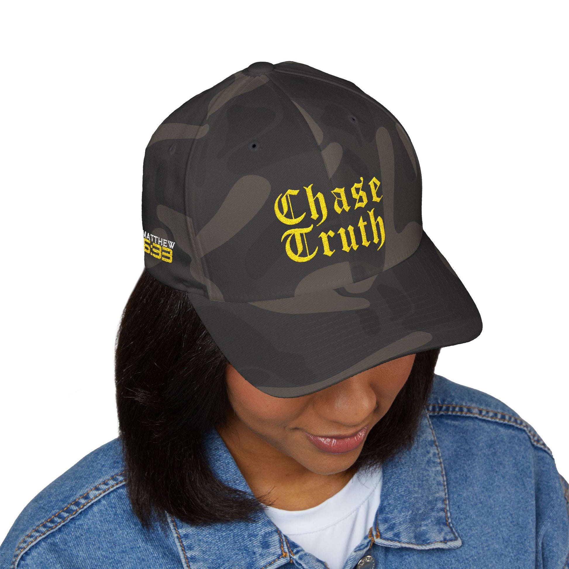Chase Truth Closed-Back Structured Cap (Embroidery) - AH VISION
