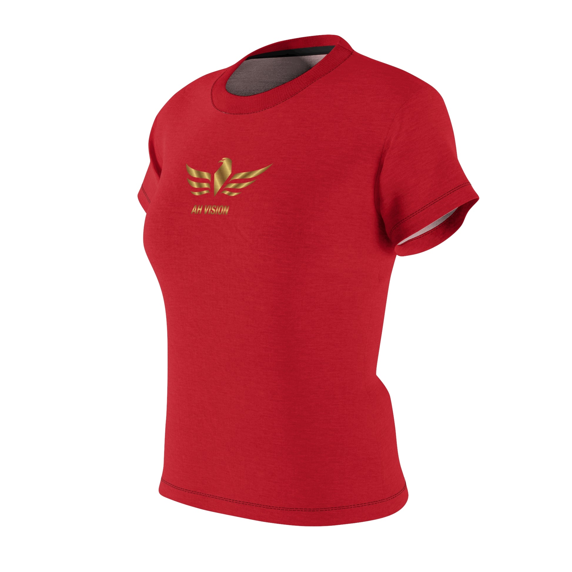 Premium AH Vision Women's Red Tee - AH VISION