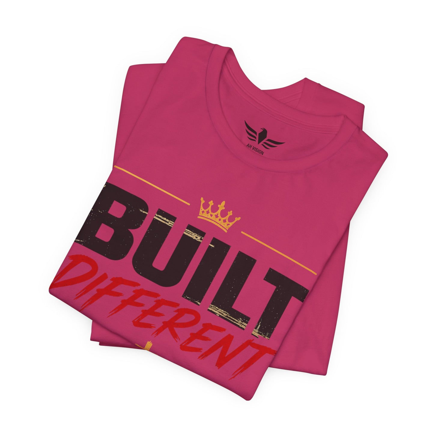 Built Different Faith T‑Shirt — "Built on Faith, Driven by Purpose" Christian Tee MC