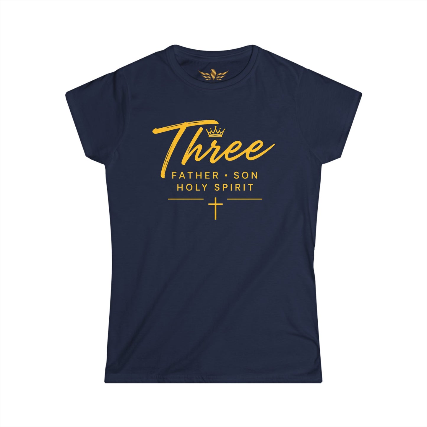 Three - Father Son Holy Spirit Women's Tee (Christian Faith Graphic T-Shirt)