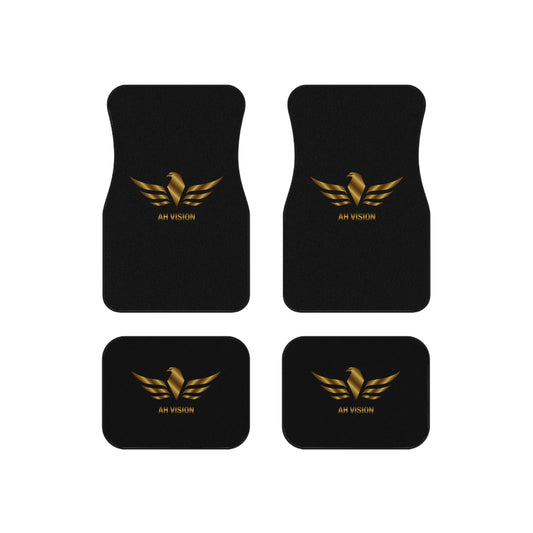 AH VISION LUXURY LOGO CAR MATS (Set of 4) - AH VISION