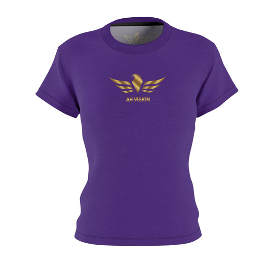Premium AH Vision Women's Purple Tee - AH VISION