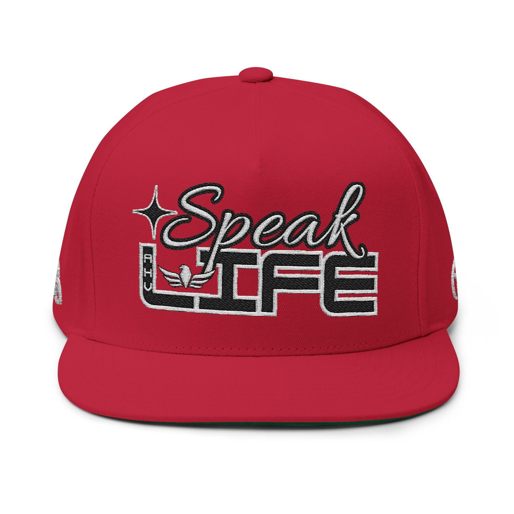 SPEAK LIFE Flat Bill Cap — Entrepreneur Snapback Hat (AHV) - AH VISION