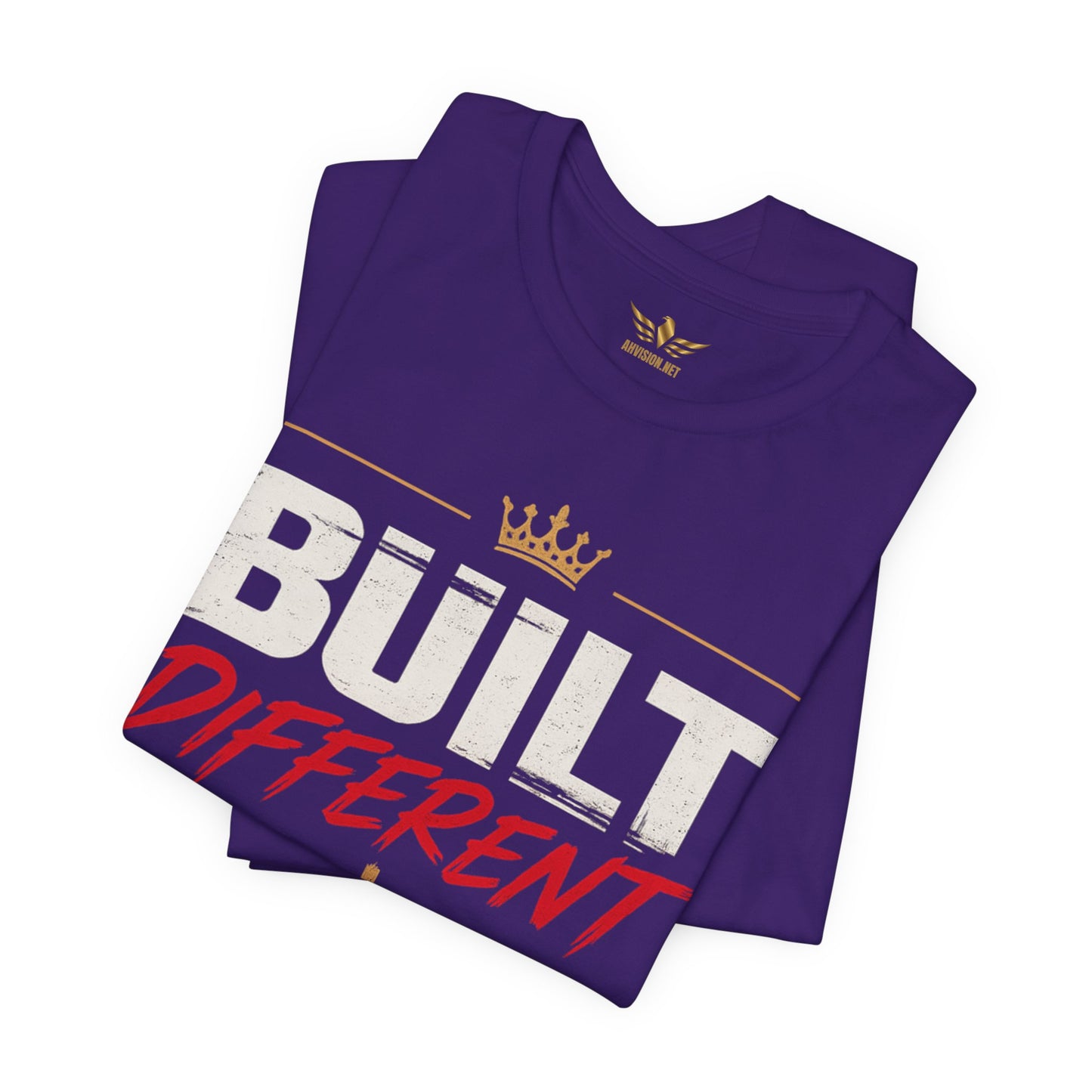 Built Different Faith T‑Shirt — "Built on Faith, Driven by Purpose" Christian Tee MC
