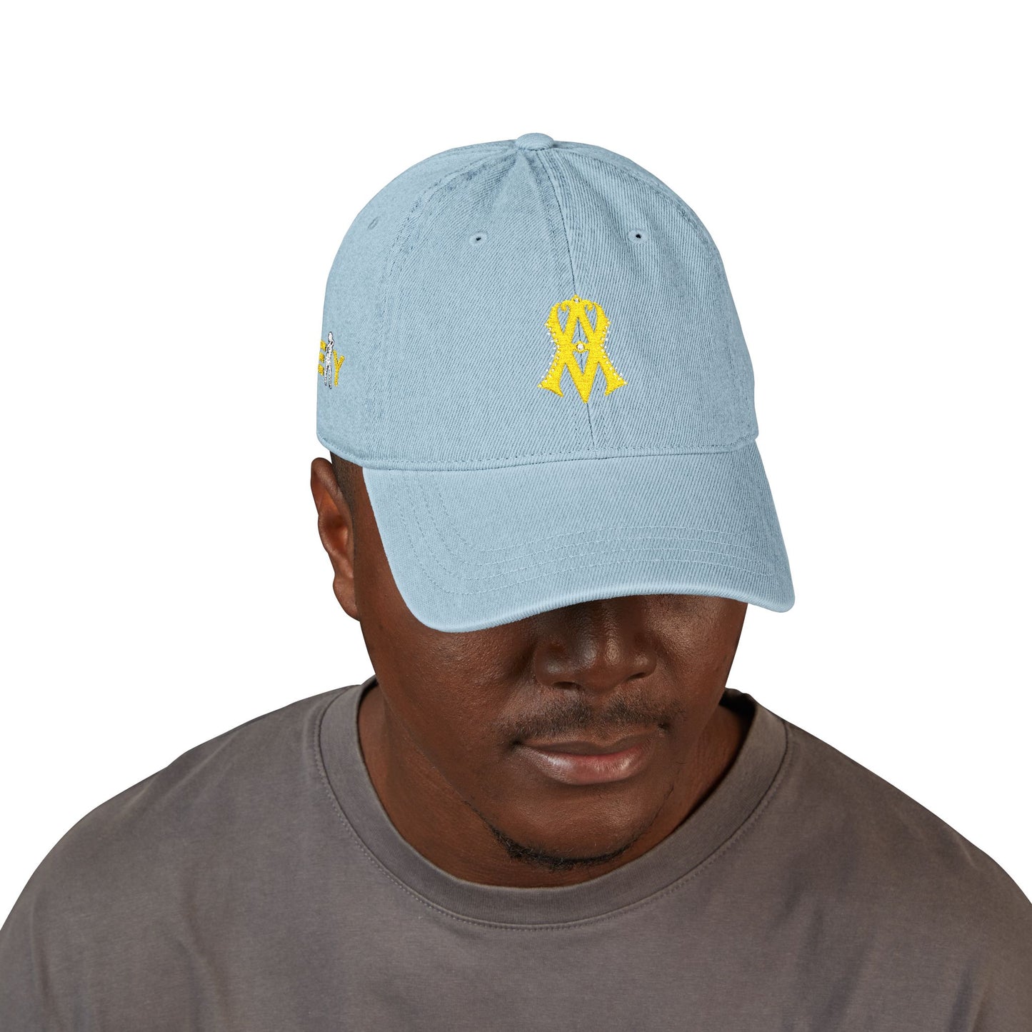 WOMENS AV LOGO Denim Hat (Embroidery) - AH VISION