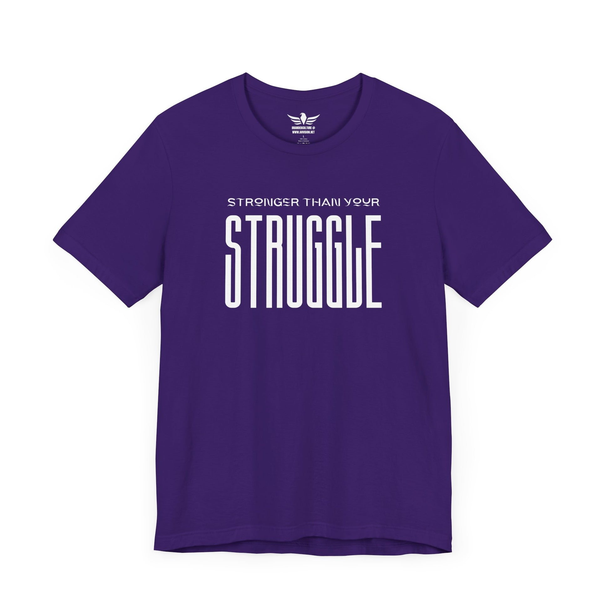 Stronger Than Your Struggle T-Shirt - Motivational Spirit Inspirational Quote Slogan T Shirt - AH VISION