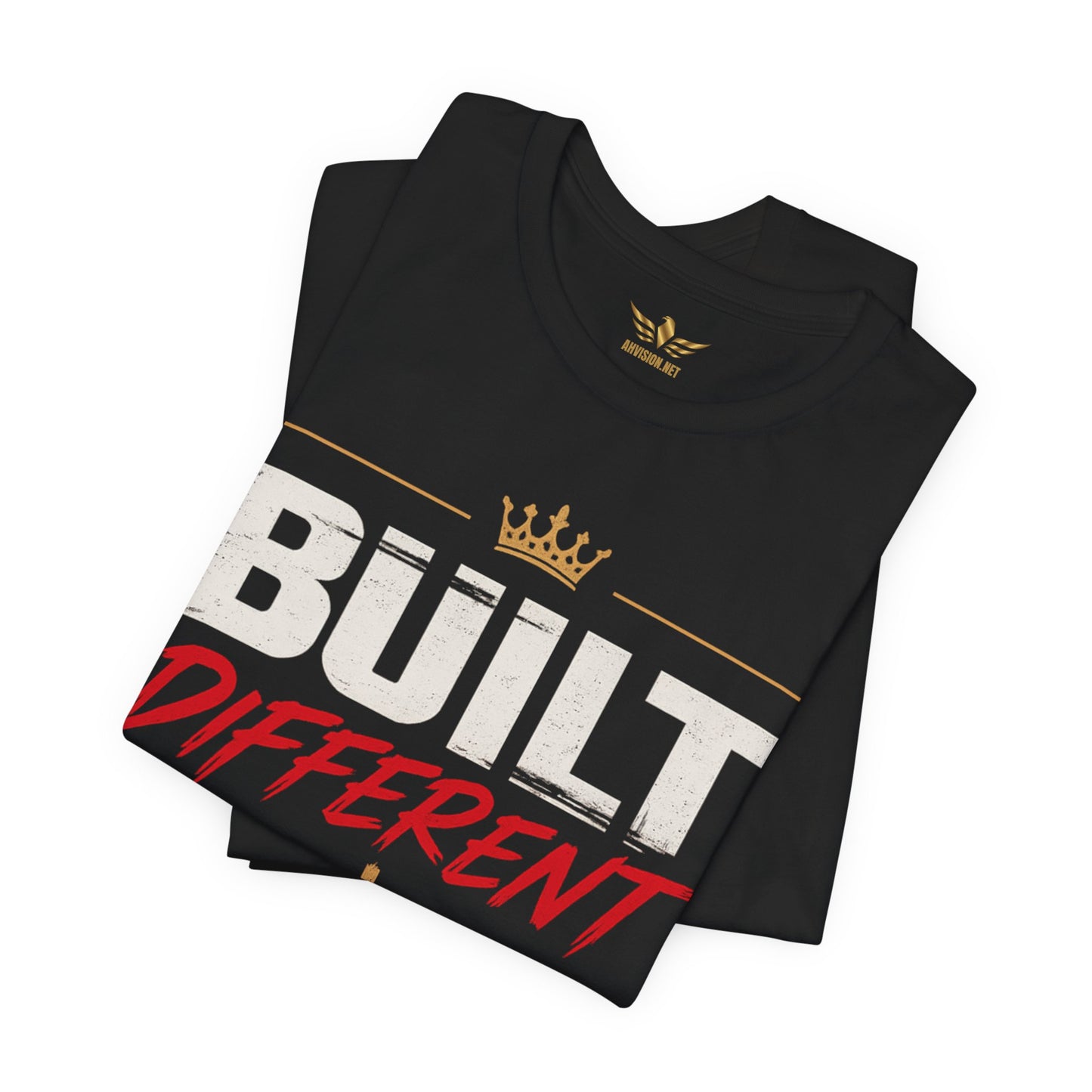 Built Different Faith T‑Shirt — "Built on Faith, Driven by Purpose" Christian Tee MC