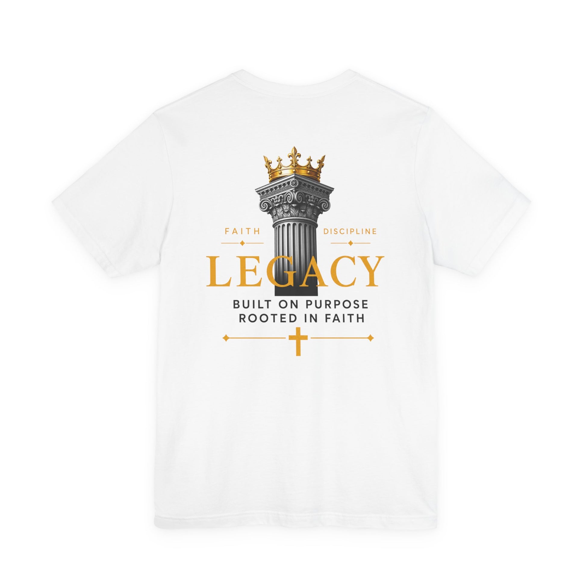 I Don’t Beg I Build T-Shirt — Christian Faith Lion Graphic Tee MC - AH VISION