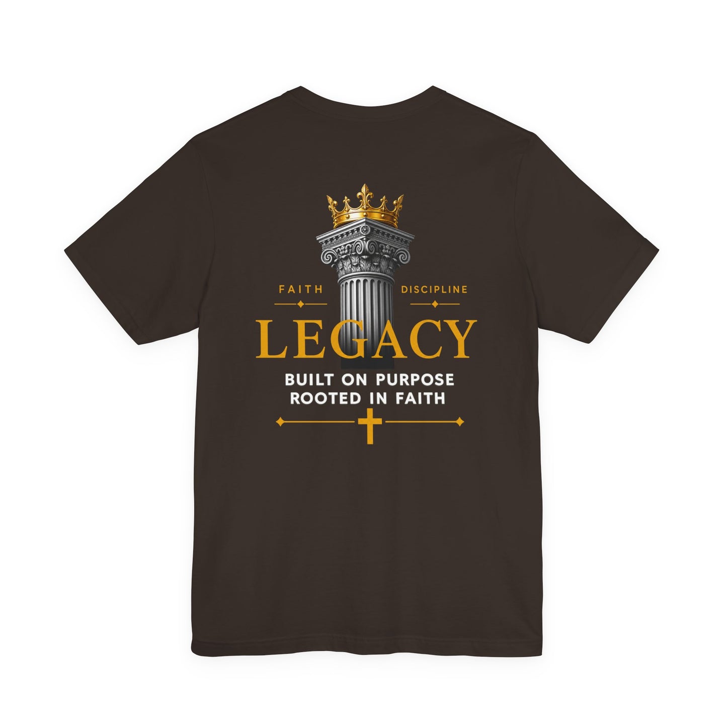 I Don’t Beg I Build T-Shirt — Christian Faith Lion Graphic Tee MC - AH VISION