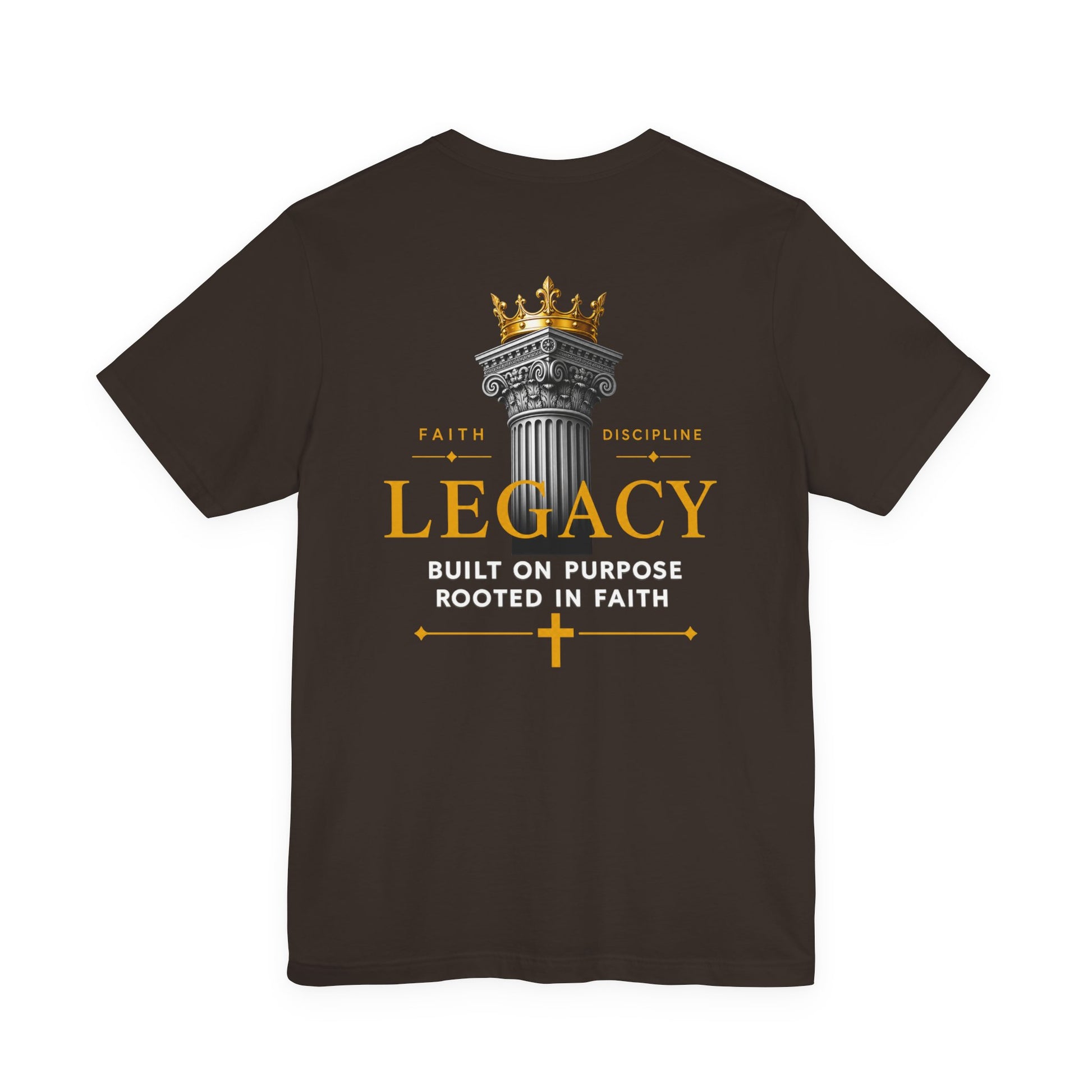 I Don’t Beg I Build T-Shirt — Christian Faith Lion Graphic Tee MC - AH VISION