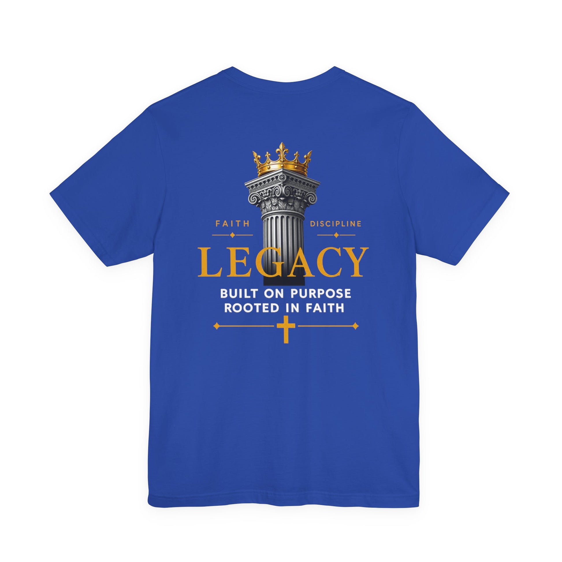 I Don’t Beg I Build T-Shirt — Christian Faith Lion Graphic Tee MC - AH VISION