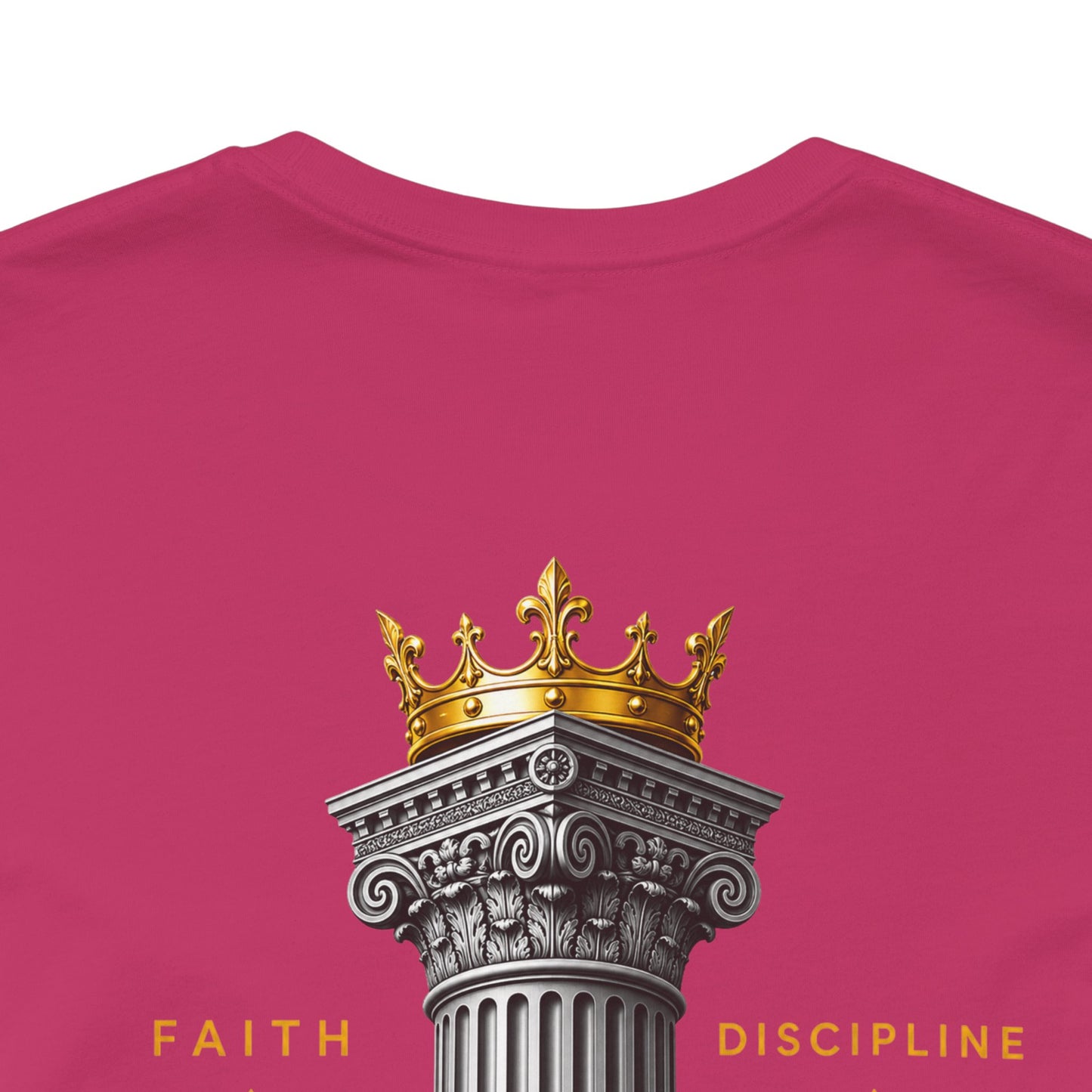 I Don’t Beg I Build T-Shirt — Christian Faith Lion Graphic Tee MC - AH VISION