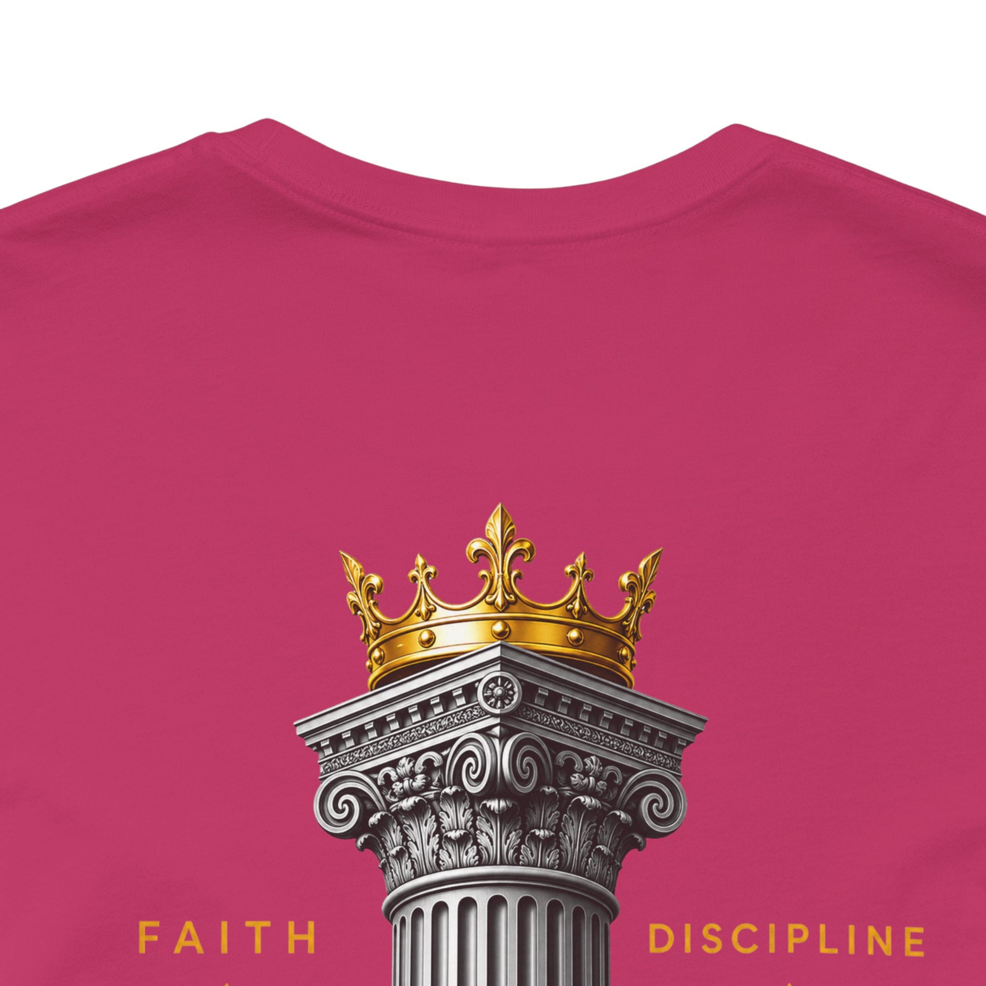 I Don’t Beg I Build T-Shirt — Christian Faith Lion Graphic Tee MC - AH VISION