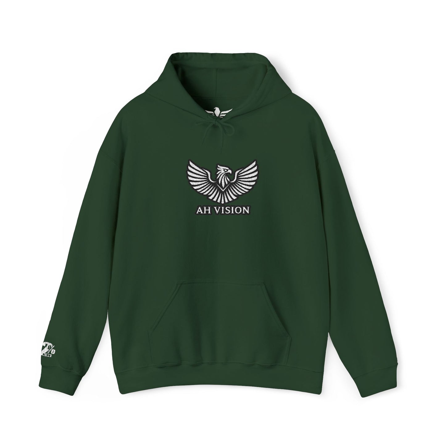 New AHV Logo 2%er Hoodie — Inspirational Name Tag Graphic Sweatshirt