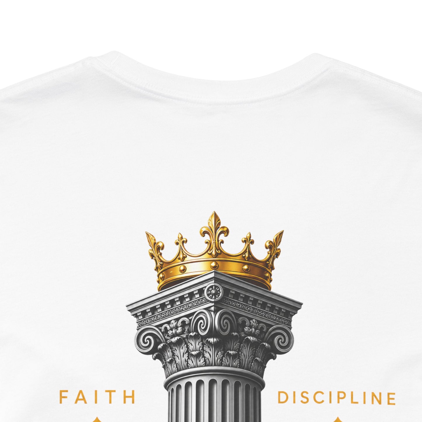 I Don’t Beg I Build T-Shirt — Christian Faith Lion Graphic Tee MC - AH VISION