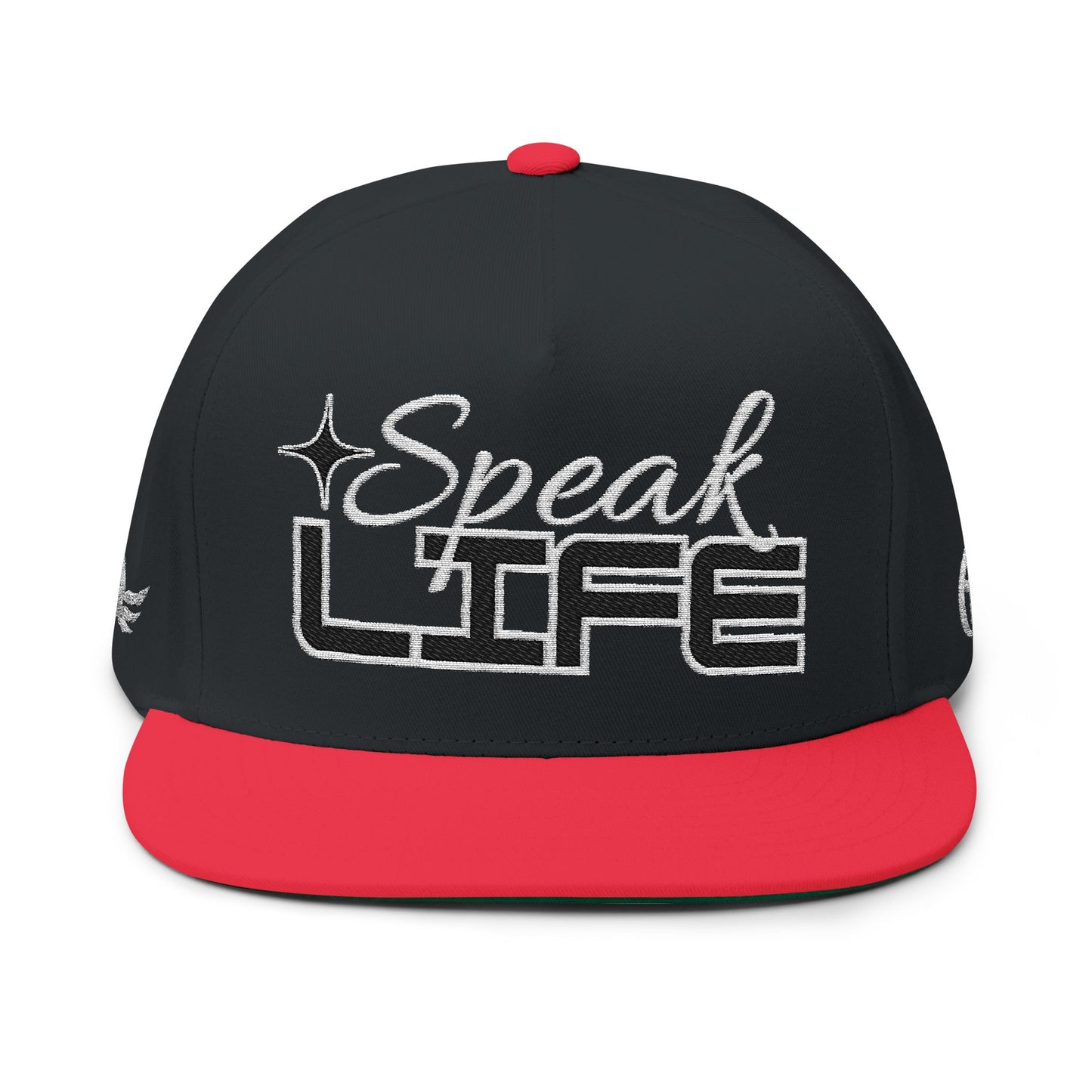 SPEAK LIFE Flat Bill Cap — Entrepreneur Snapback Hat (AHV) - AH VISION