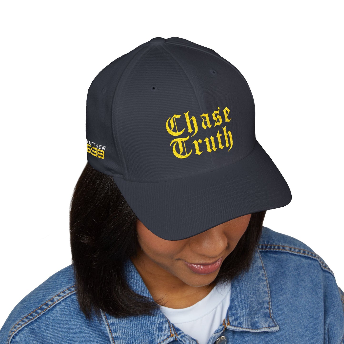 Chase Truth Closed-Back Structured Cap (Embroidery) - AH VISION