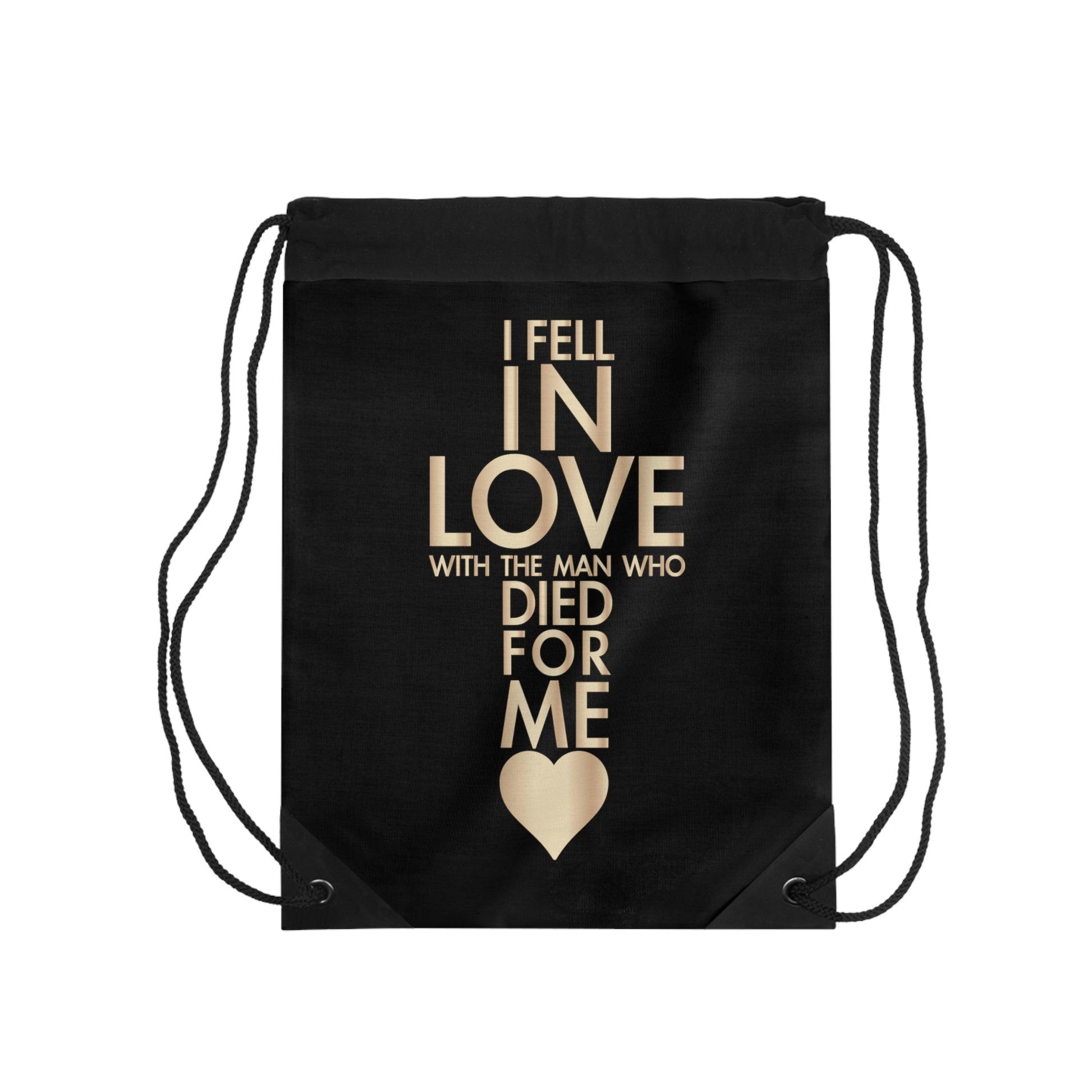 AH Vision I Fell In Love Drawstring Bag - AH VISION