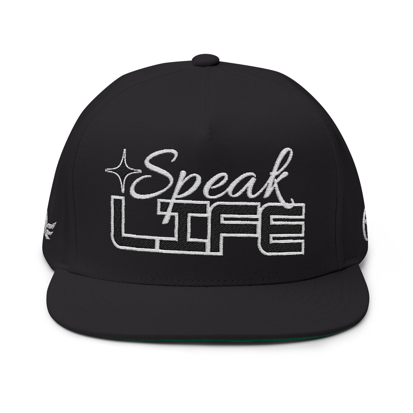 SPEAK LIFE Flat Bill Cap — Entrepreneur Snapback Hat (AHV) - AH VISION