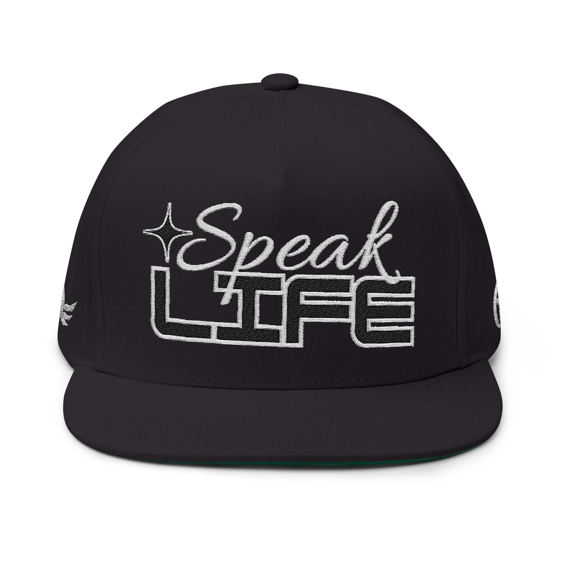 SPEAK LIFE Flat Bill Cap — Entrepreneur Snapback Hat (AHV) - AH VISION