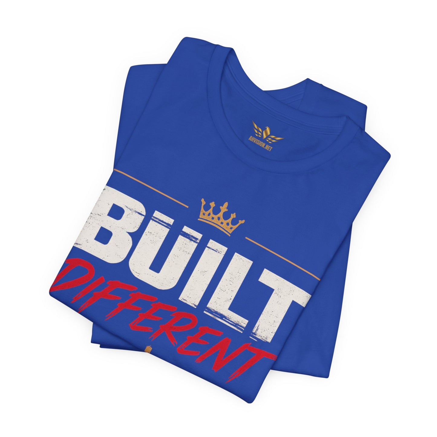 Built Different Faith T‑Shirt — "Built on Faith, Driven by Purpose" Christian Tee MC