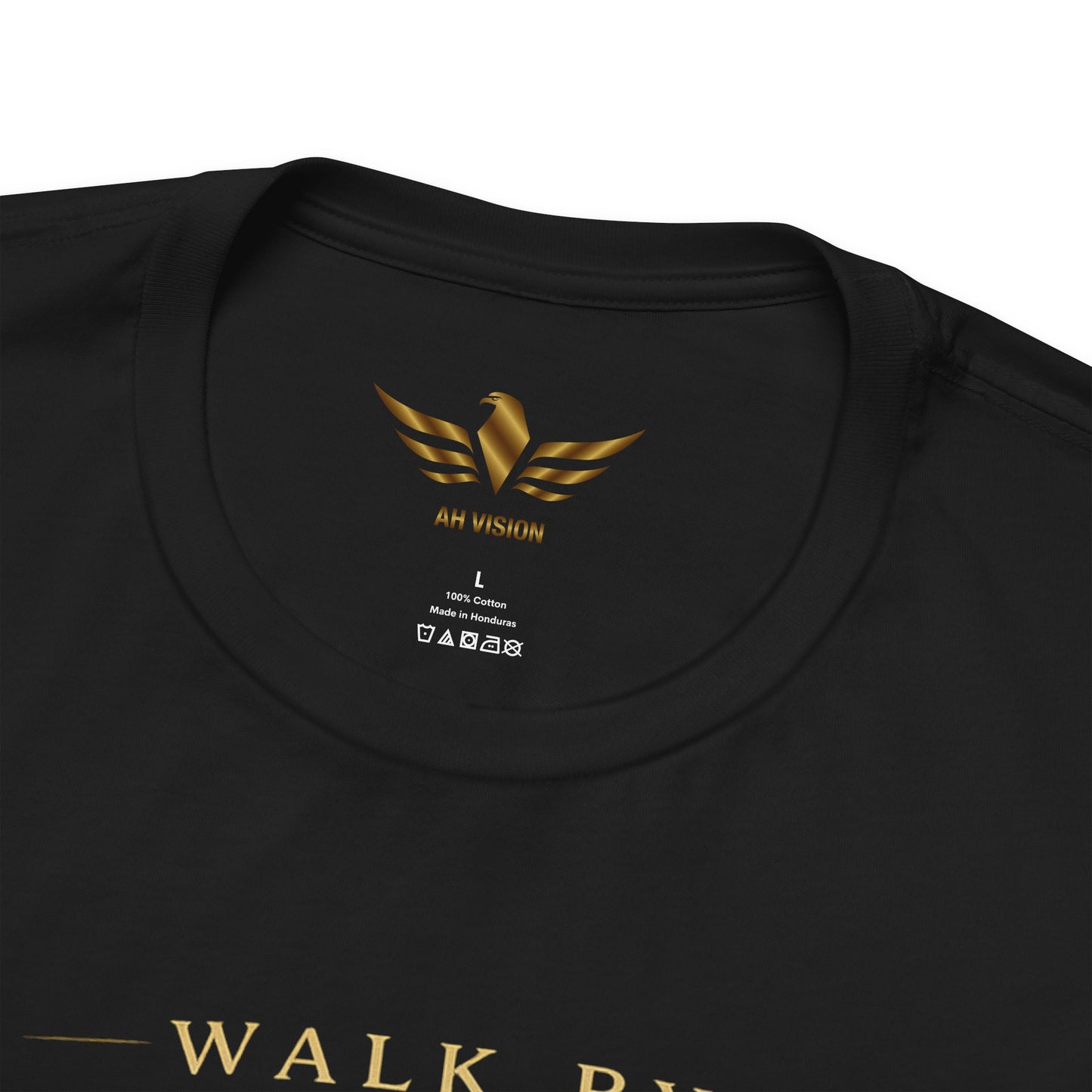 Faith Graphic Tee — "Walk in Faith, Not by Sight" Christian Inspirational T‑Shirt Womens
