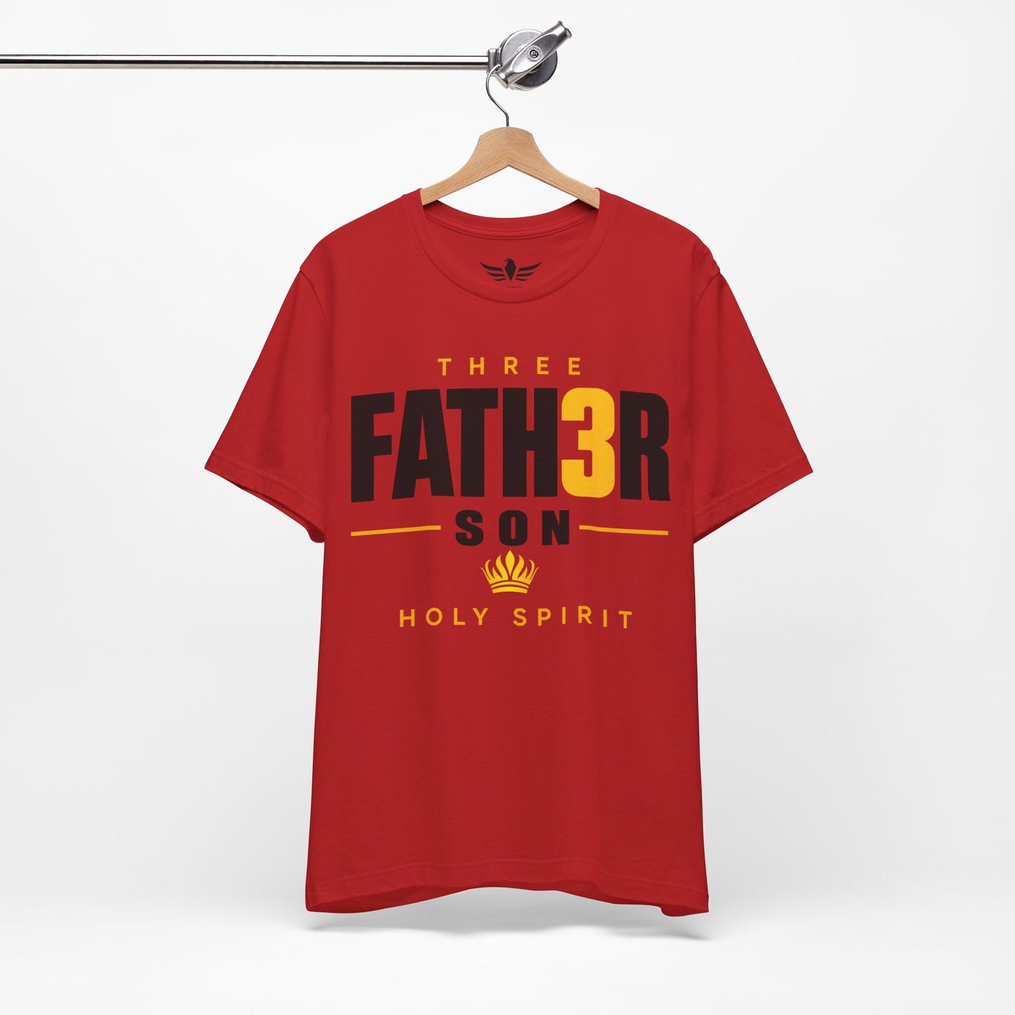 Three-in-One Holy Spirit T-Shirt — "Fath3r Son Holy Spirit" Christian Tee