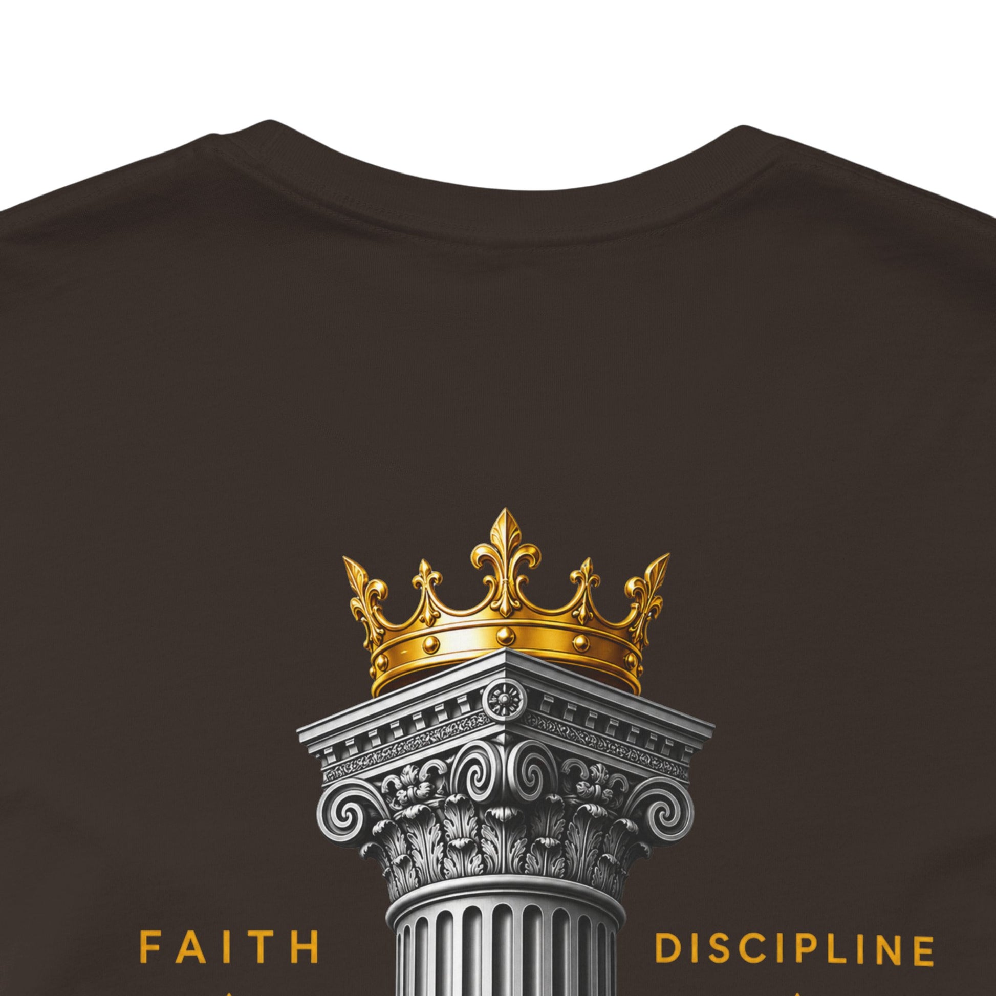 I Don’t Beg I Build T-Shirt — Christian Faith Lion Graphic Tee MC - AH VISION