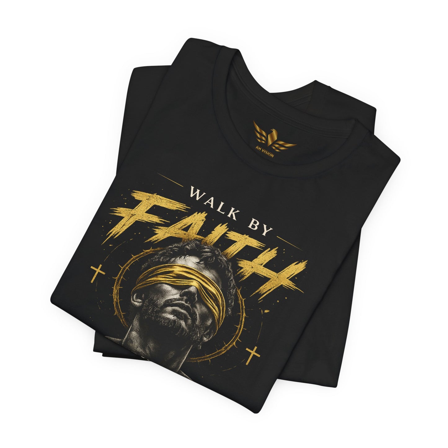 Walk By Faith T‑Shirt — "Walk By Faith, Not By Sight" Christian Tee Strong