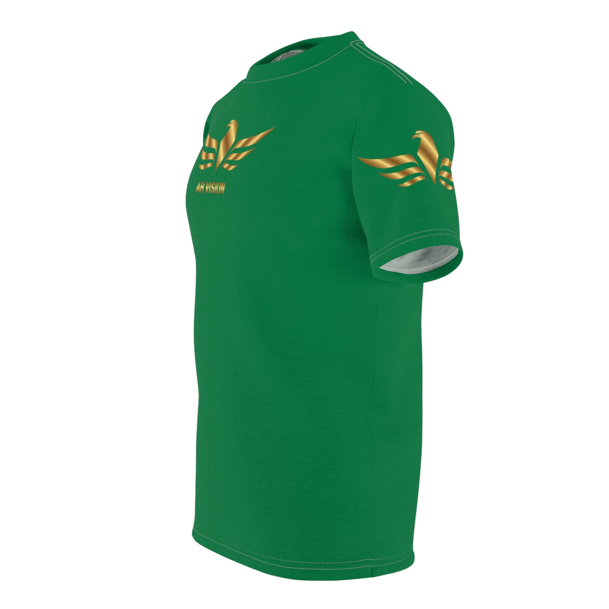 Premium AH Vision Men's Green Tee - AH VISION